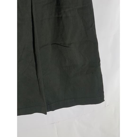 NEED Women's Black Solid Cotton-Linen Wide-Leg Pant SZ XS - Picture 5 of 11